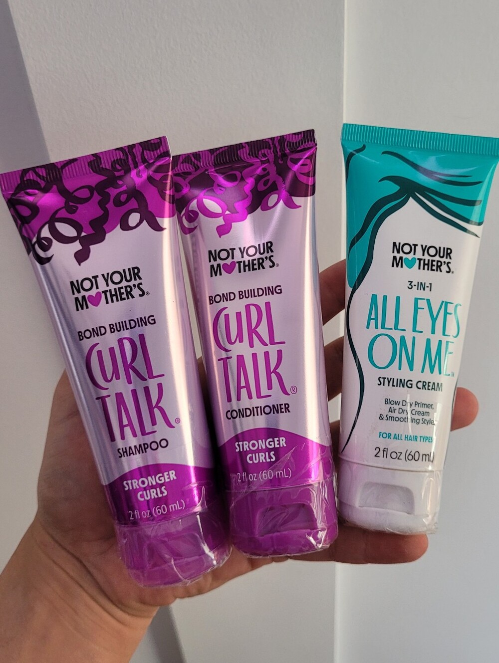 Not Your Mother's Curl Talk Shampoo, Conditioner, and Styling Cream